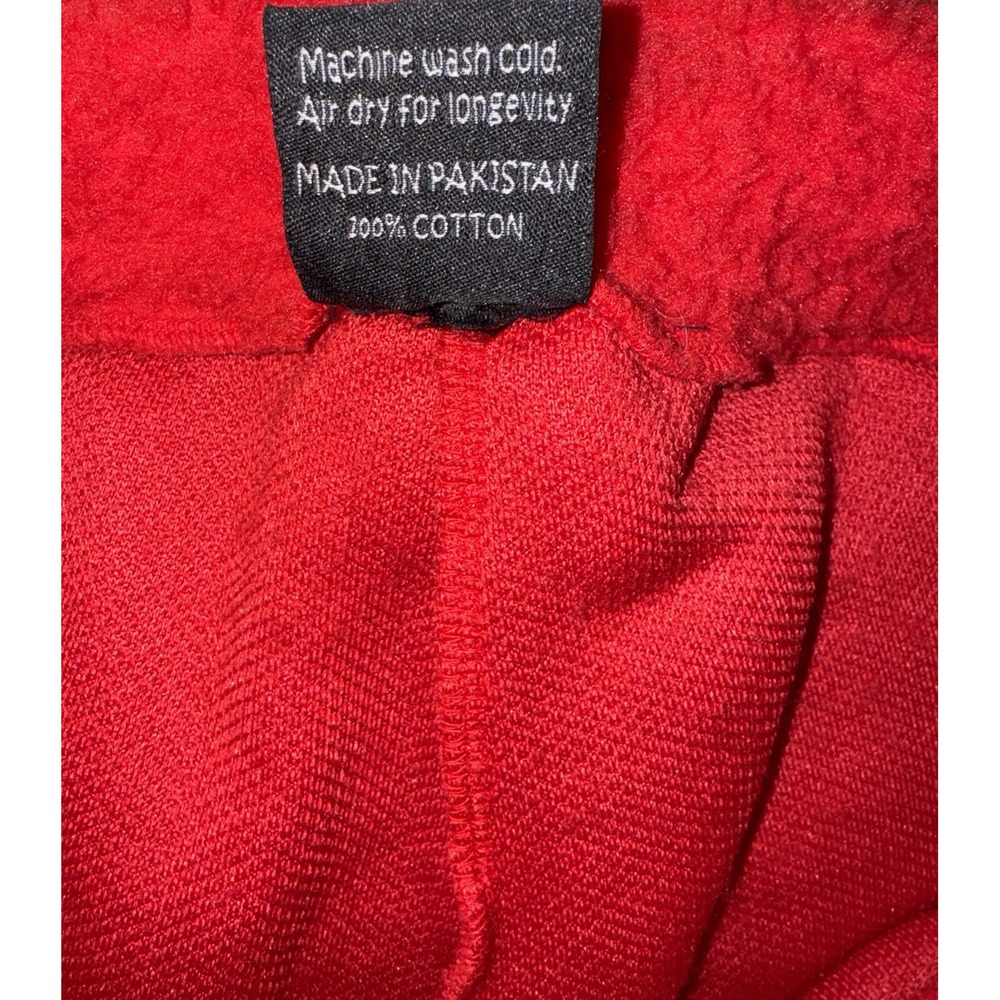 CS Cruddy Sport Sherpa Streetwear Shorts Pockets TikTok Red Black Sz M - Picture 8 of 13
